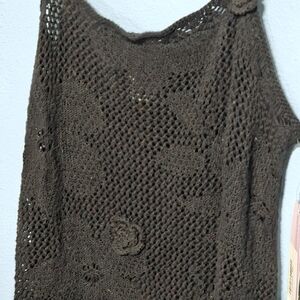 Wild Fable Black Crochet Dress